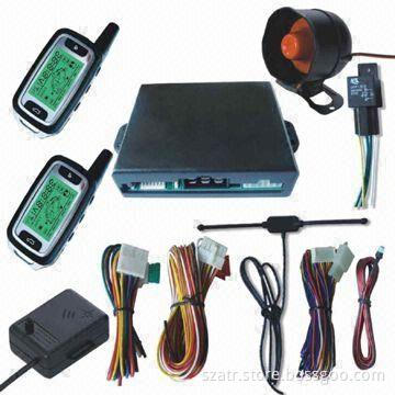 FM Car Alarm System with Remote Engine Start and Arming Reminding Functions